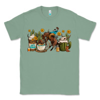 Sage rodeo cowboy coffee cups Classic Tee - OliviaCreatesArt