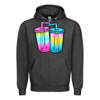 Charcoal Heather loaded tea Zipper Hoodie - JahusDesignShop