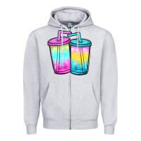 Heather Grey loaded tea Zipper Hoodie - JahusDesignShop