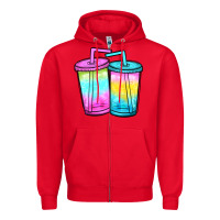 Red loaded tea Zipper Hoodie - JahusDesignShop