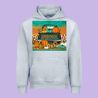 Pumpkin Farm Truck Tumbler Urban Hoodie Designed By Jasminsmagicworld