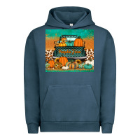 Pigment Midnight Navy pumpkin farm truck tumbler Urban Hoodie - Jasminsmagicworld