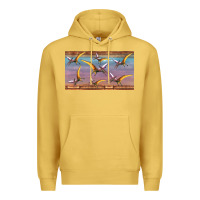 Antique Gold dinosaur pterodactyl sippy cup Premium Hoodie - Artiststas