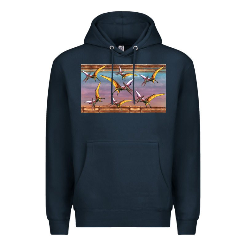Dinosaur Pterodactyl Sippy Cup Premium Hoodie by Artiststas | Teevron