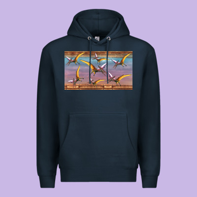 Dinosaur Pterodactyl Sippy Cup Premium Hoodie Designed By Artiststas