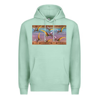 Seafoam dinosaur pterodactyl sippy cup Premium Hoodie - Artiststas