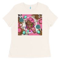 Bone Cowboy Bunny Easter Tumbler Ladies Tee - BundleAndBundleShop