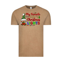 Vintage Coffee my favorite color is christmas lights Vintage Tee - BundleAndBundleShop