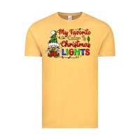 Vintage Mustard my favorite color is christmas lights Vintage Tee - BundleAndBundleShop