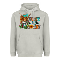 Moon Dust just a little moody coffee cup long haired cow Heavyweight Hoodie - Jasminsmagicworld