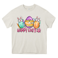 Cream Happy Easter Nurse eggs Easter Day Heavy Core Tee - CowGirlArtShop
