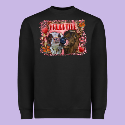 Valentine Heifers Heavyweight Sweatshirt Designed By Ranaportraitstore