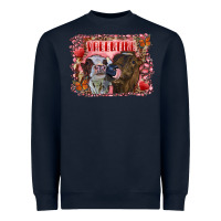 Navy valentine heifers Heavyweight Sweatshirt - RanaPortraitStore