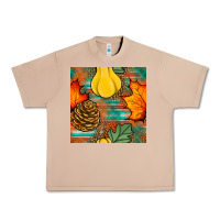 Burro fall pumpkins seamless pattern Urban Heavy Tee - BundleAndBundleShop