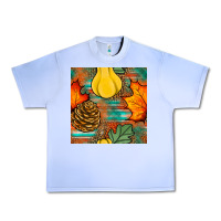Grape Ice fall pumpkins seamless pattern Urban Heavy Tee - BundleAndBundleShop