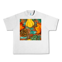 Lunar Rock fall pumpkins seamless pattern Urban Heavy Tee - BundleAndBundleShop