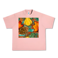 Salmon fall pumpkins seamless pattern Urban Heavy Tee - BundleAndBundleShop