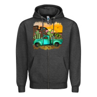 Charcoal Heather truck Zipper Hoodie - JahusDesignShop