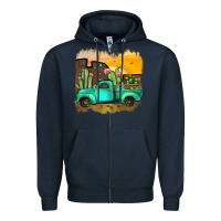 Navy truck Zipper Hoodie - JahusDesignShop