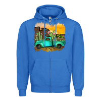 True Royal truck Zipper Hoodie - JahusDesignShop