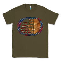 Army Green dad the man american flag Classic Tee - Jasminsmagicworld