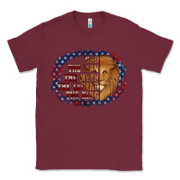 Burgundy dad the man american flag Classic Tee - Jasminsmagicworld