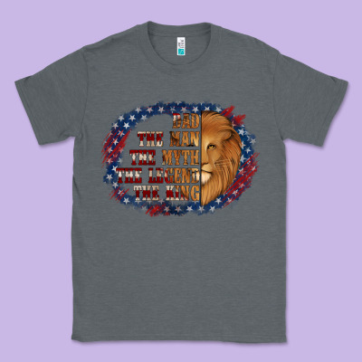 Dad The Man American Flag Classic Tee Designed By Jasminsmagicworld