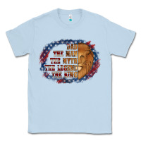 Dusty Blue dad the man american flag Classic Tee - Jasminsmagicworld