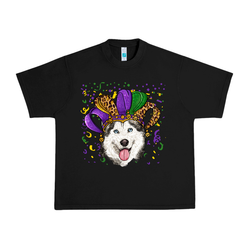 Mardi Gras Hat Husky Urban Heavy Tee by RanaPortraitStore | Teevron