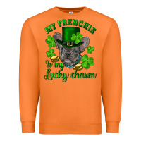 Carrot st.patricks day my french bulldog is my lucky char Premium Sweatshirt - RanaPortraitStore
