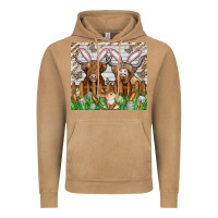 Vintage Camel easter cow Vintage Hoodie - CowhideDigitalArt