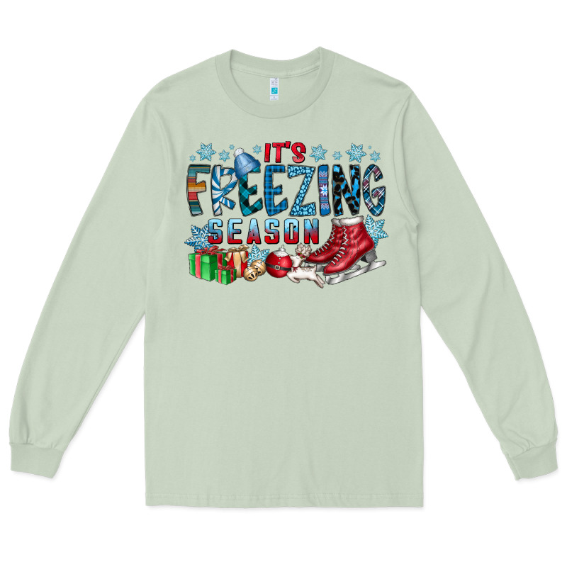 It's Freezing Season Long Sleeve Tee by CowhideDigitalArt | Teevron