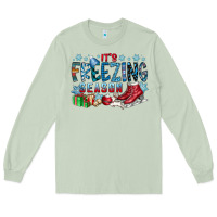 Matcha It's Freezing Season Long Sleeve Tee - CowhideDigitalArt