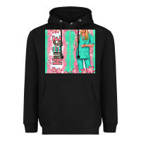 Black nurse  blonde woman Heavyweight Hoodie - RanaPortraitStore