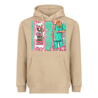 Mushroom nurse  blonde woman Heavyweight Hoodie - RanaPortraitStore