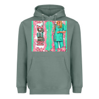 Sage nurse  blonde woman Heavyweight Hoodie - RanaPortraitStore