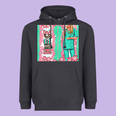 Nurse  Blonde Woman Heavyweight Hoodie Designed By Ranaportraitstore