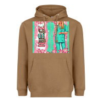 Toasted Coconut nurse  blonde woman Heavyweight Hoodie - RanaPortraitStore