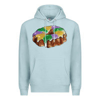 Blue Mist mardi gras king cake Premium Hoodie - RanaPortraitStore