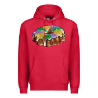 Cardinal mardi gras king cake Premium Hoodie - RanaPortraitStore