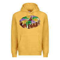 Mustard mardi gras king cake Premium Hoodie - RanaPortraitStore