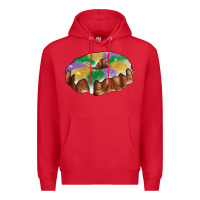 Red mardi gras king cake Premium Hoodie - RanaPortraitStore
