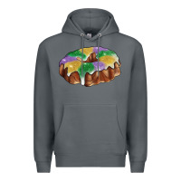 Rock mardi gras king cake Premium Hoodie - RanaPortraitStore