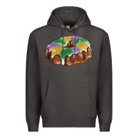 Smoke mardi gras king cake Premium Hoodie - RanaPortraitStore