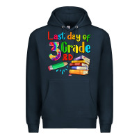 Navy last day of third grade Premium Hoodie - Artiststas