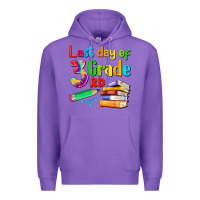 Purple last day of third grade Premium Hoodie - Artiststas