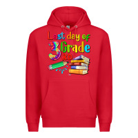 Red last day of third grade Premium Hoodie - Artiststas