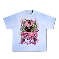 Grape Ice Pink Christmas Truck Gnome Urban Heavy Tee - FaDigitalArtStudio