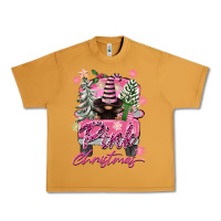 Peanut Butter Pink Christmas Truck Gnome Urban Heavy Tee - FaDigitalArtStudio