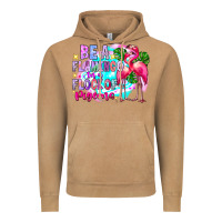 Vintage Camel bea flamingo in a flock of pigeons Vintage Hoodie - CowhideDigitalArt